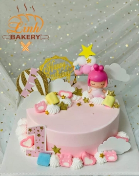 Bánh sinh nhật bé gái   