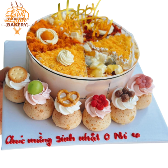 Bánh bông lan trứng muối 
